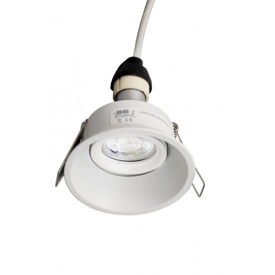 GU10 White Soft Adjustable Anti Glare Downlight