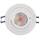 GU10 Fire Rated White Adjustable Rotational Down Light