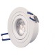 GU10 Fire Rated White Adjustable Rotational Down Light